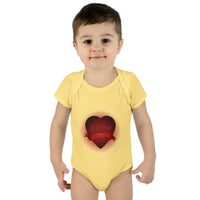 Heartmail Infant Baby Rib Bodysuit