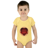 Heartmail Infant Baby Rib Bodysuit
