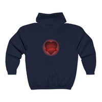 Heartmail Unisex Heavy Blend™ Full Zip Hooded Sweatshirt