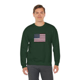 American Flag Unisex Heavy Blend™ Crewneck Sweatshirt