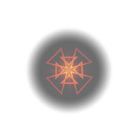 Orange Star Kiss-Cut Stickers