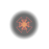 Orange Star Kiss-Cut Stickers