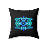 Classic Blue Spun Polyester Square Pillow