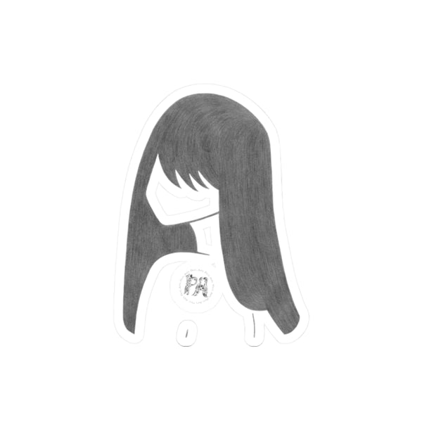 Graphite Lucy Kiss-Cut Stickers