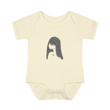 Graphite Lucy Infant Baby Rib Bodysuit