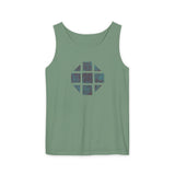 Teal Hex Unisex Garment-Dyed Tank Top