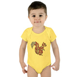 Squirrel Infant Baby Rib Bodysuit