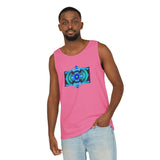 Classic Blue Unisex Garment-Dyed Tank Top