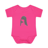 Graphite Lucy Infant Baby Rib Bodysuit