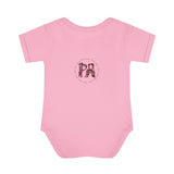Spiral Red Infant Baby Rib Bodysuit