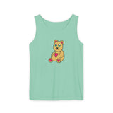 Peri Bear Unisex Garment-Dyed Tank Top