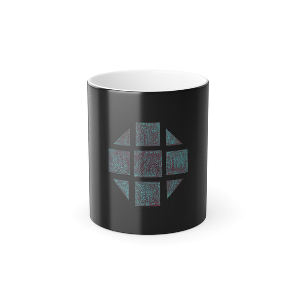 Teal Hex Color Morphing Mug, 11oz