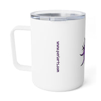 Purple Sun Insulated Coffee Mug, 10oz