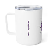 Purple Sun Insulated Coffee Mug, 10oz