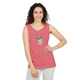 Sandy the Sloth Unisex Garment-Dyed Tank Top