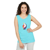 Lily the Unicorn Unisex Garment-Dyed Tank Top