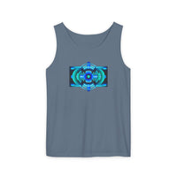 Classic Blue Unisex Garment-Dyed Tank Top