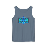 Classic Blue Unisex Garment-Dyed Tank Top