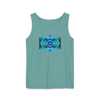 Classic Blue Unisex Garment-Dyed Tank Top