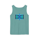 Classic Blue Unisex Garment-Dyed Tank Top