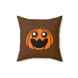 Penelope the Pumpkin Spun Polyester Square Pillow