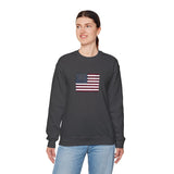American Flag Unisex Heavy Blend™ Crewneck Sweatshirt