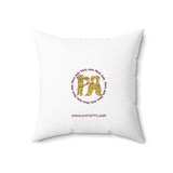 Shell Bell Spun Polyester Square Pillow