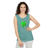 Clover Unisex Garment-Dyed Tank Top