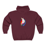 Lily the Unicorn Unisex Heavy Blend™ Full Zip Hooded Sweatshirt