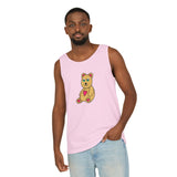Peri Bear Unisex Garment-Dyed Tank Top