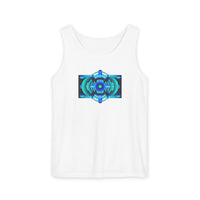 Classic Blue Unisex Garment-Dyed Tank Top