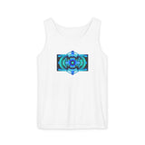 Classic Blue Unisex Garment-Dyed Tank Top