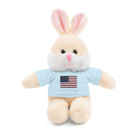 American Flag Stuffed Animals with Tee