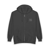 Graphite Lucy Unisex Heavy Blend™ Full Zip Hooded Sweatshirt