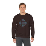 Teal Hex Unisex Heavy Blend™ Crewneck Sweatshirt