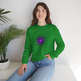 Purple Sun Unisex Heavy Blend™ Crewneck Sweatshirt