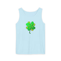 Clover Unisex Garment-Dyed Tank Top