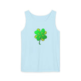 Clover Unisex Garment-Dyed Tank Top