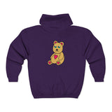 Peri Bear Unisex Heavy Blend™ Full Zip Hooded Sweatshirt