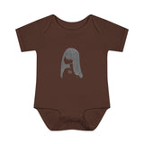 Graphite Lucy Infant Baby Rib Bodysuit