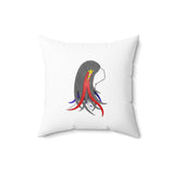 4th of July Lucy Spun Polyester Square Pillow