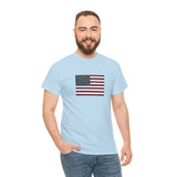 American Flag Unisex Heavy Cotton Tee