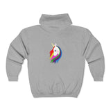 Lily the Unicorn Unisex Heavy Blend™ Full Zip Hooded Sweatshirt