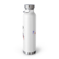 4th of July Lucy Copper Vacuum Insulated Bottle, 22oz