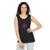 Purple Sun Unisex Garment-Dyed Tank Top