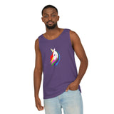 Lily the Unicorn Unisex Garment-Dyed Tank Top