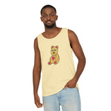 Peri Bear Unisex Garment-Dyed Tank Top