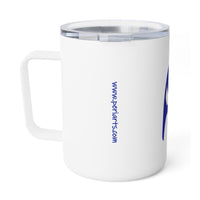 Blue Lucy Insulated Coffee Mug, 10oz