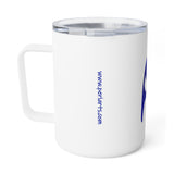 Blue Lucy Insulated Coffee Mug, 10oz