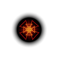 Orange Star Kiss-Cut Stickers